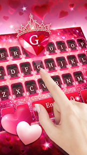 How to install Love Red heart keyboard 10001001 apk for pc