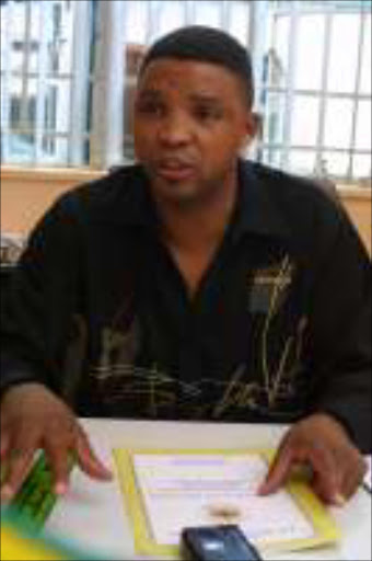 NOT HAPPY: Former boxing champion Jan Bergman. Pic. Mohau Mofokeng. 05/12/05. © Sowetan.