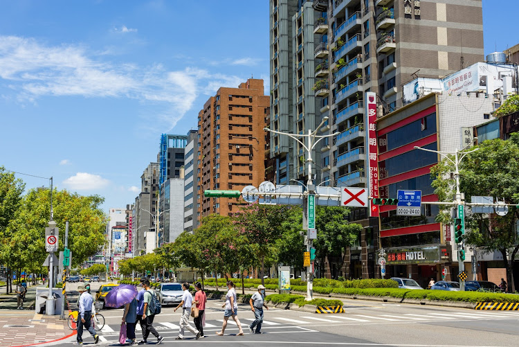 Taiwan lies near the junction of two tectonic plates and is prone to earthquakes. Stock photo.