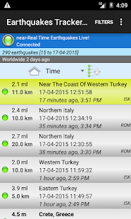 Earthquakes Tracker Pro screenshot for Android