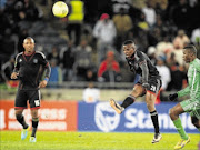 SHOOTING ON SIGHT: Orlando Pirates' Khethokwakhe Masuku gets a pass away during their Champions League match against  AC Leopards at Orlando Stadium in Soweto. Photo: Gallo Images
