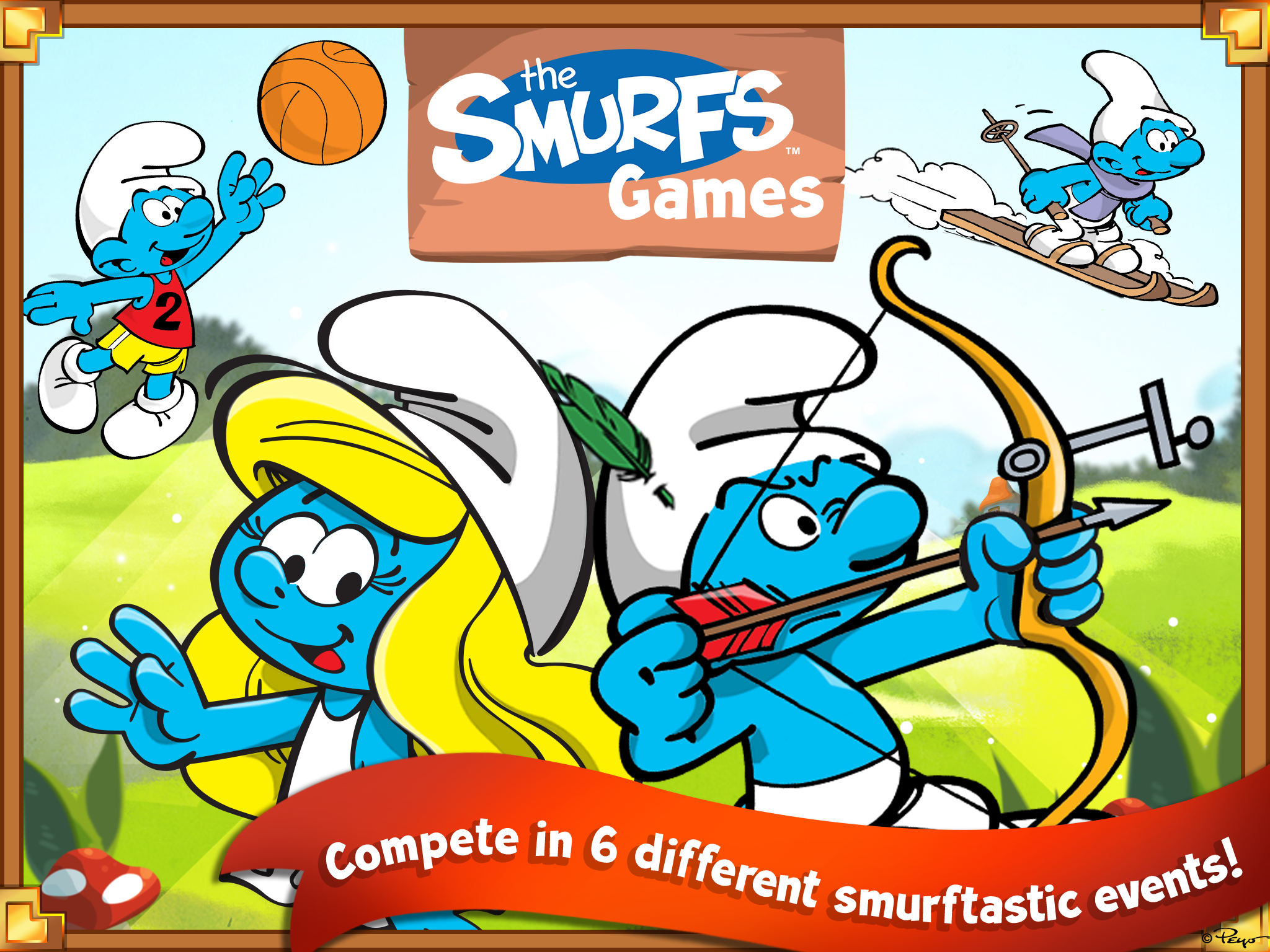 Android application The Smurf Games screenshort