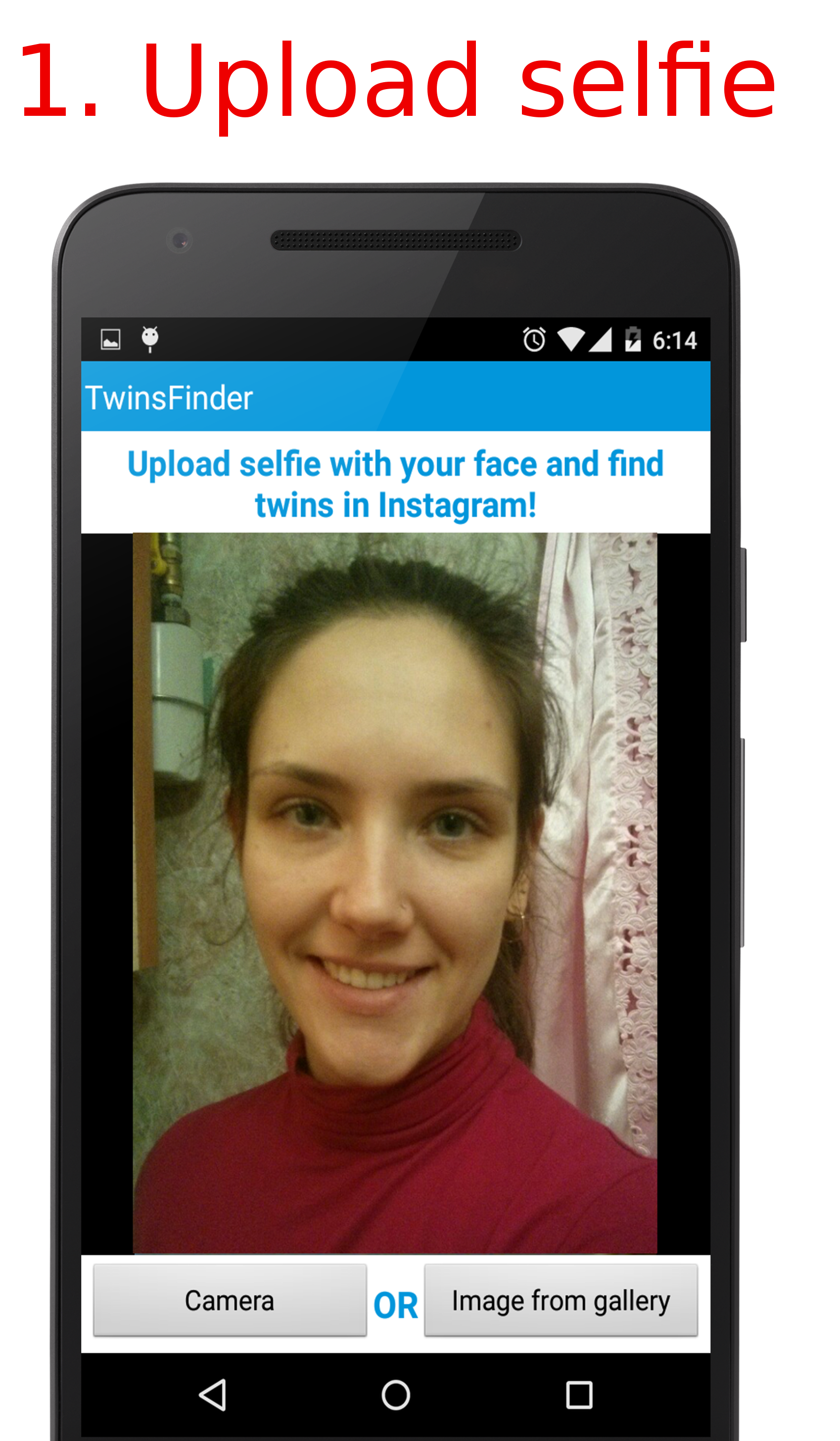 Android application Find your twins - TwinsFinder screenshort