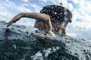 Lewis Pugh completes Black Sea Swim in Seven Seas Campaign.