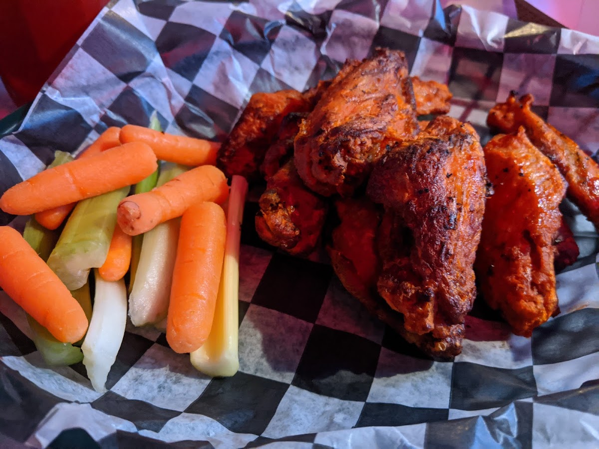 Gluten-Free Wings at Larry's Cantina Restaurant