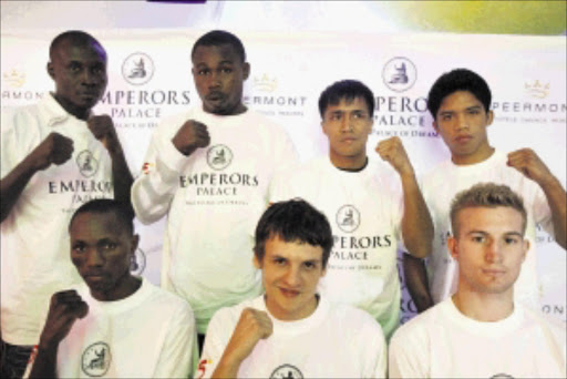 CALM BEFORE THE STORM: Boxers after their pre-fight medical for the tournament at Emperors Palace in Ekurhuleni on Saturday. Pic: ANTONIO MUCHAVE. 23/02/2010. © Sowetan