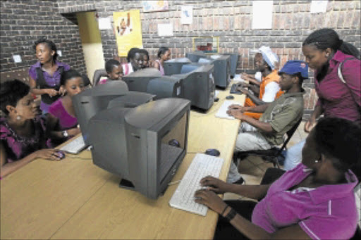 CRISIS: Students at Emdeni Centre in Soweto. PHOTO: ANTONIO MUCHAVE