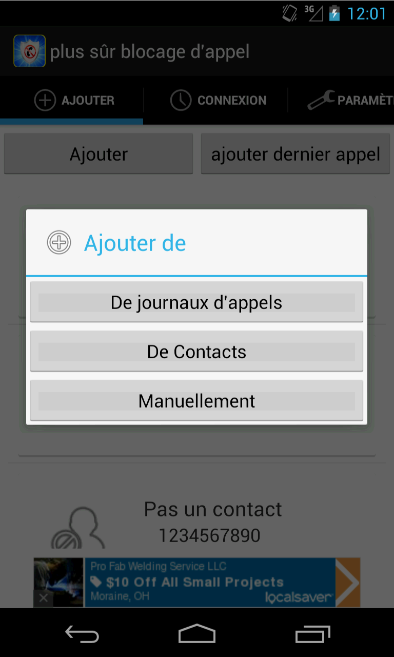 Android application Safest Call Blocker screenshort