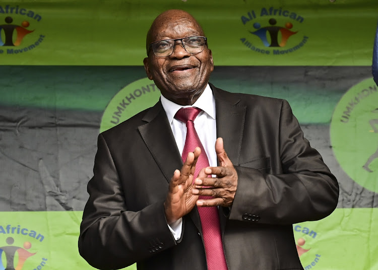 Former South African president Jacob Zuma.