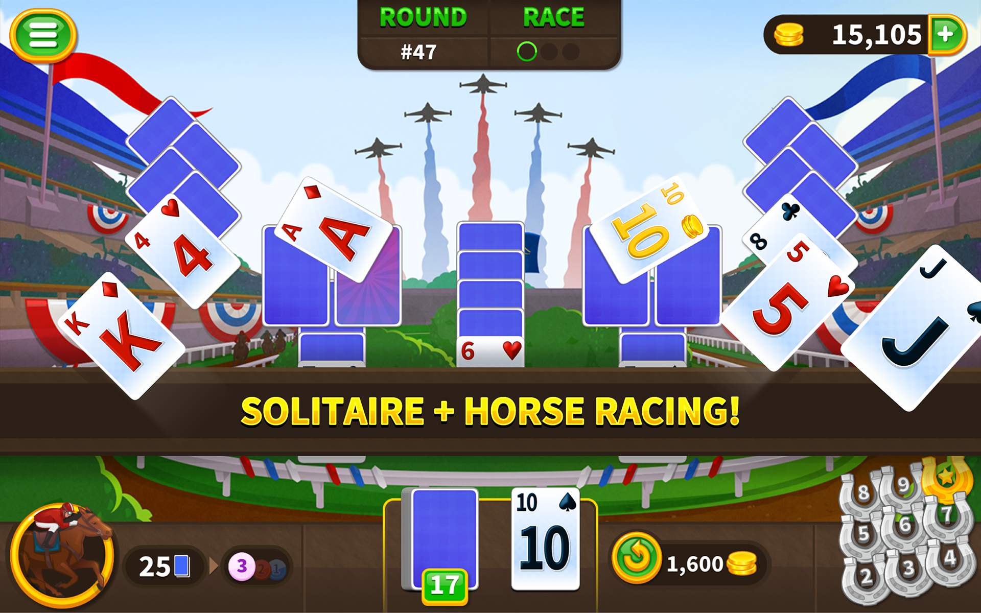 Android application Solitaire Dash screenshort