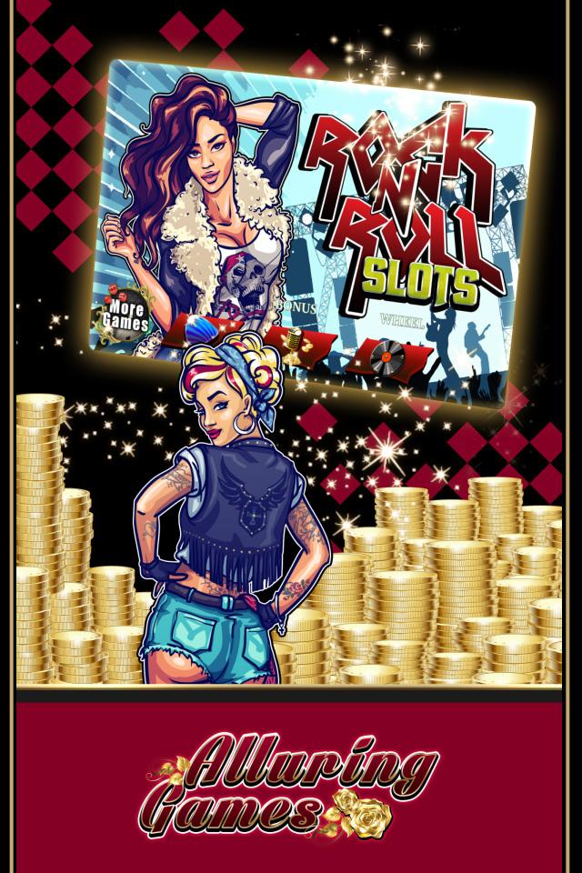 Android application Rock n Roll Slots screenshort