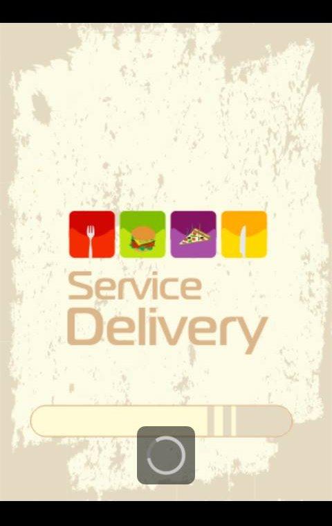 Android application Service Delivery screenshort