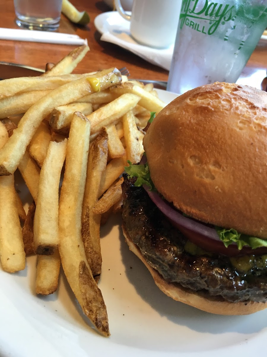 Gluten-Free Fries at Glory Days Grill