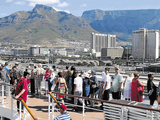 ABOARD WALK: Leaving Cape Town harbour, bound for Mossel Bay
