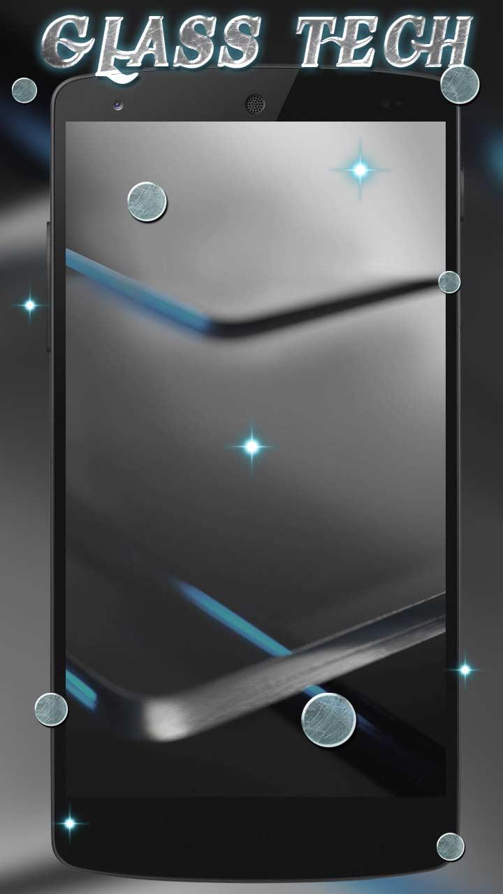 Android application Black glass tech HD background screenshort