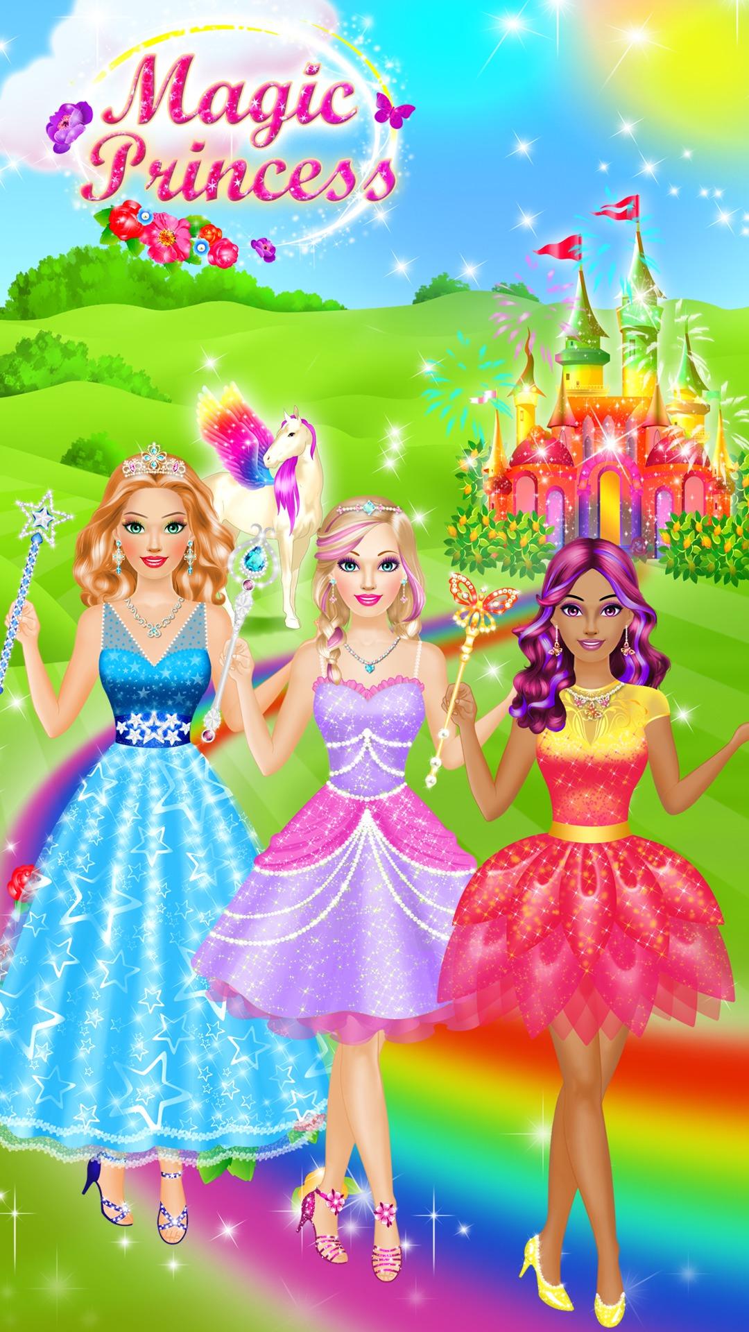 Android application Magic Princess - Makeup & Dress Up screenshort