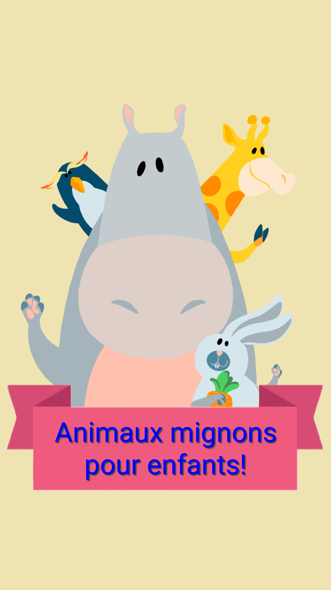 Android application Cute animals for kids! screenshort