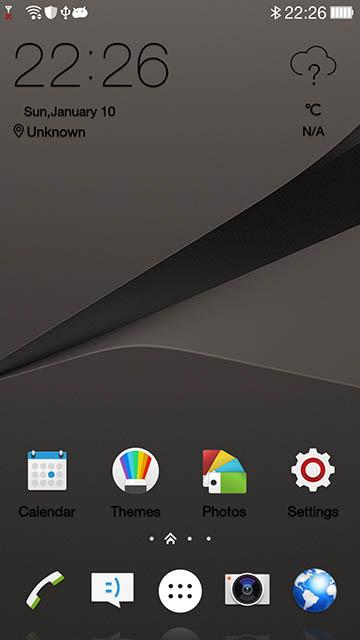 Android application Sony Xperia Z5 Theme screenshort