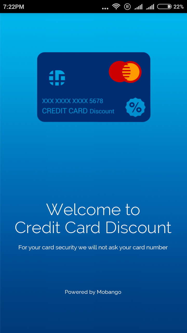 Android application Credit Card Discount screenshort