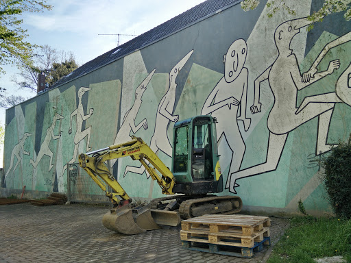 Laufende Figuren Mural 