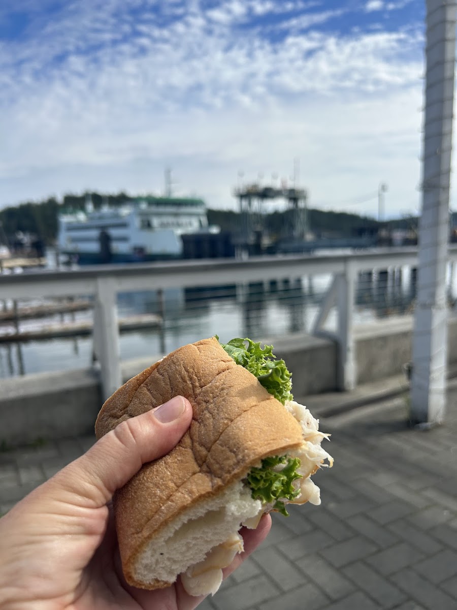 Celiac-safe sandwich with a view!
