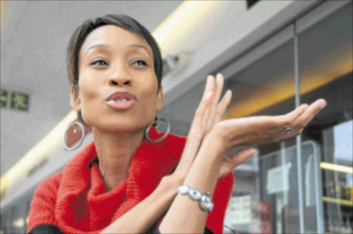 DESPERATE: Actress Kgomotso Christopher on a quest to add more kilograms. Photo: VATHISWA RUSELO