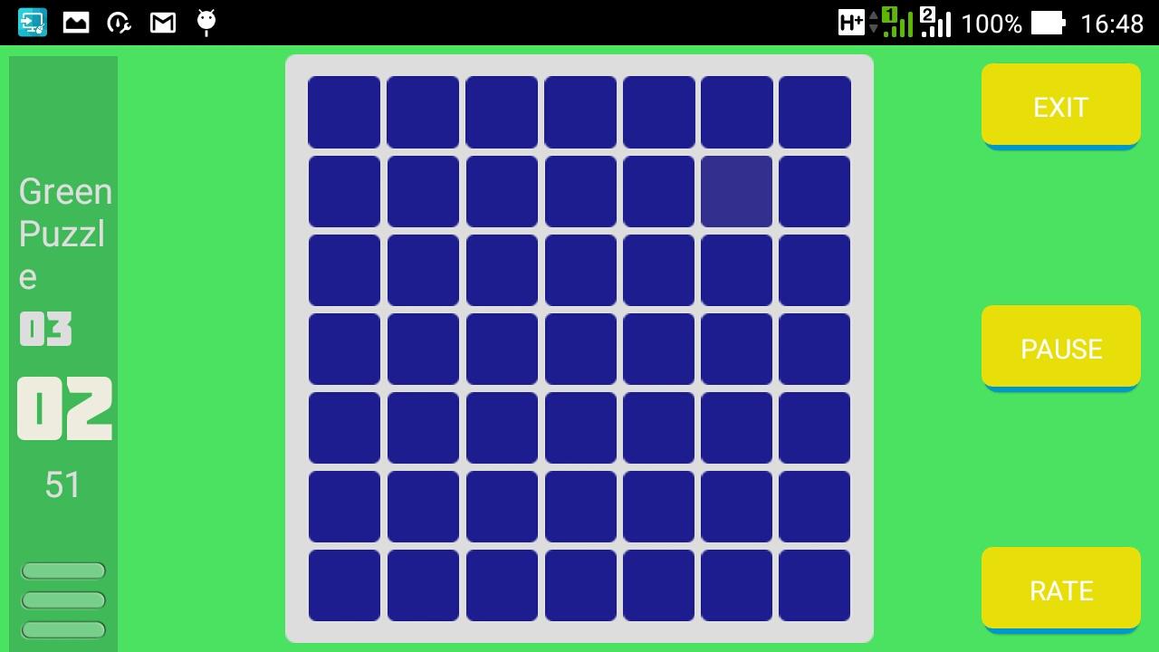 Android application Green Puzzle screenshort