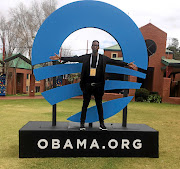 Kabelo Chabalala at the Obama Foundation Leaders programme  in Johannesbrug.