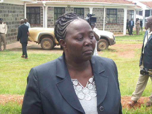 A file photo of Bungoma woman representative Reginalda Wanyonyi. /JOHN NALIANYA