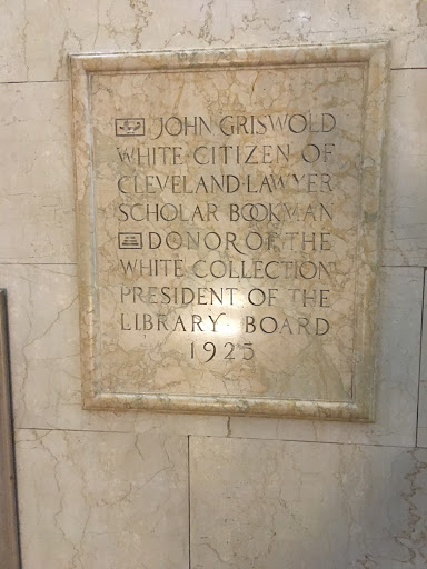 John Griswold White citizen of Cleveland lawyer scholar bookman donor of the White Collection President of the Library Board 1925   Submitted by Bryan Arnold @nanowhiskers