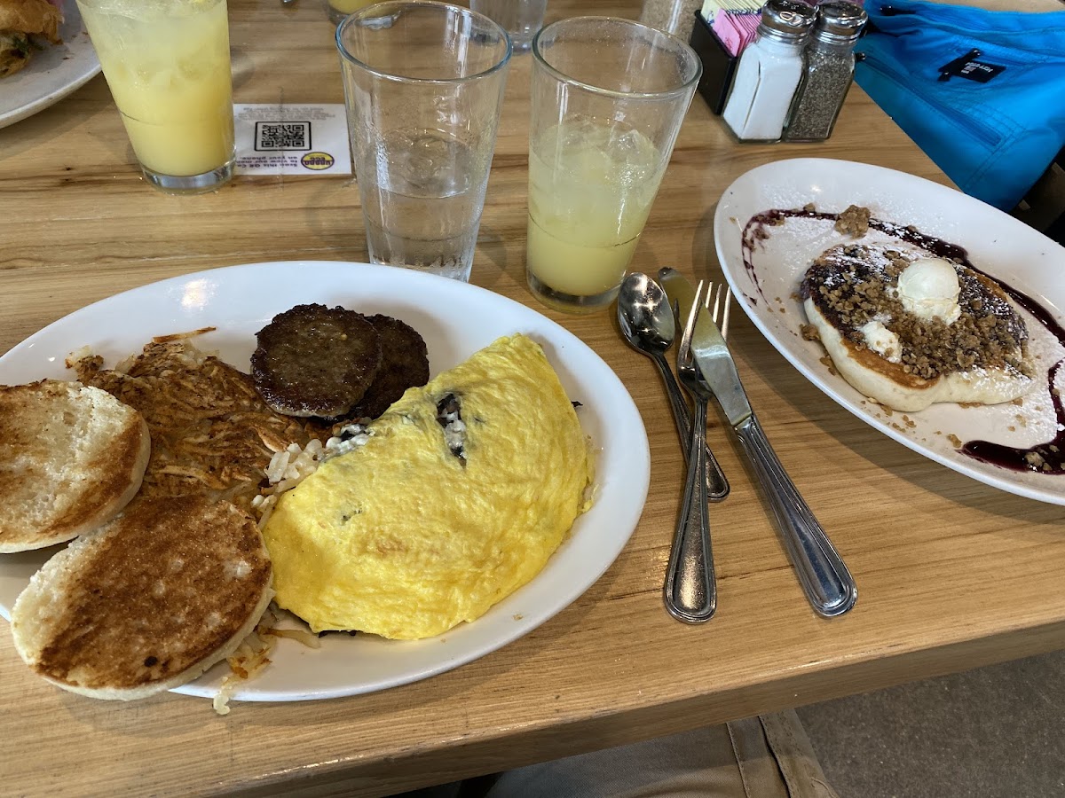 Gluten-Free Pancakes at Urban Egg a daytime eatery