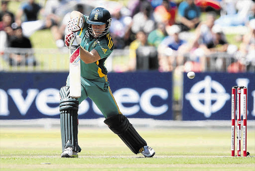 SLOWLY DOES IT: Patience could be a recipe for success for Proteas' batsman David Miller against Pakistan in the ODI series starting tomorrow in Sharjah