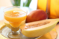 Mango Crenshaw Melon Juice
