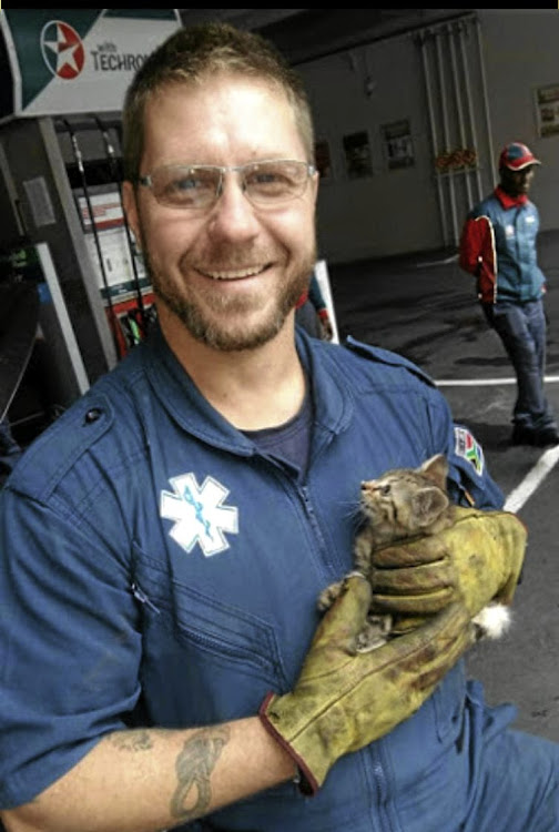 Paramedic Leon Fourie.