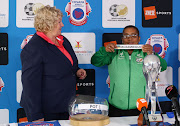 Banyana Banyana coach Desiree Ellis during the 2018 Cosafa Womens Cup draw at the Cosafa House in Johannesburg on August 29 2018. 
