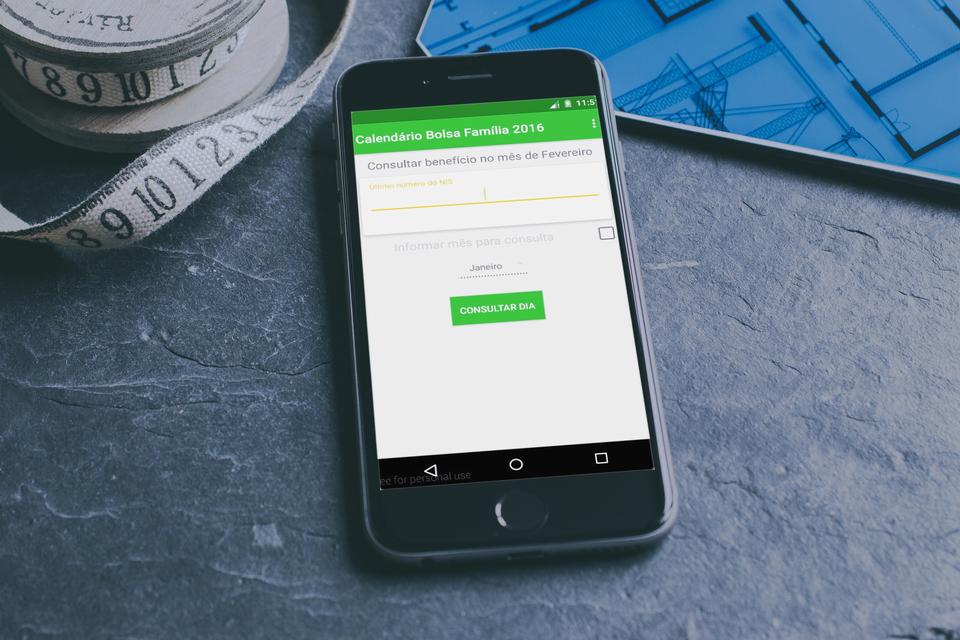 Android application Calendário Bolsa Família 2016 screenshort