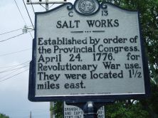 Established by order of the Provincial Congress, April 24, 1776, for Revolutionary War use. They were located 1 1/2 miles east.Plaque via North Carolina Highway Historical Marker Program, and is...