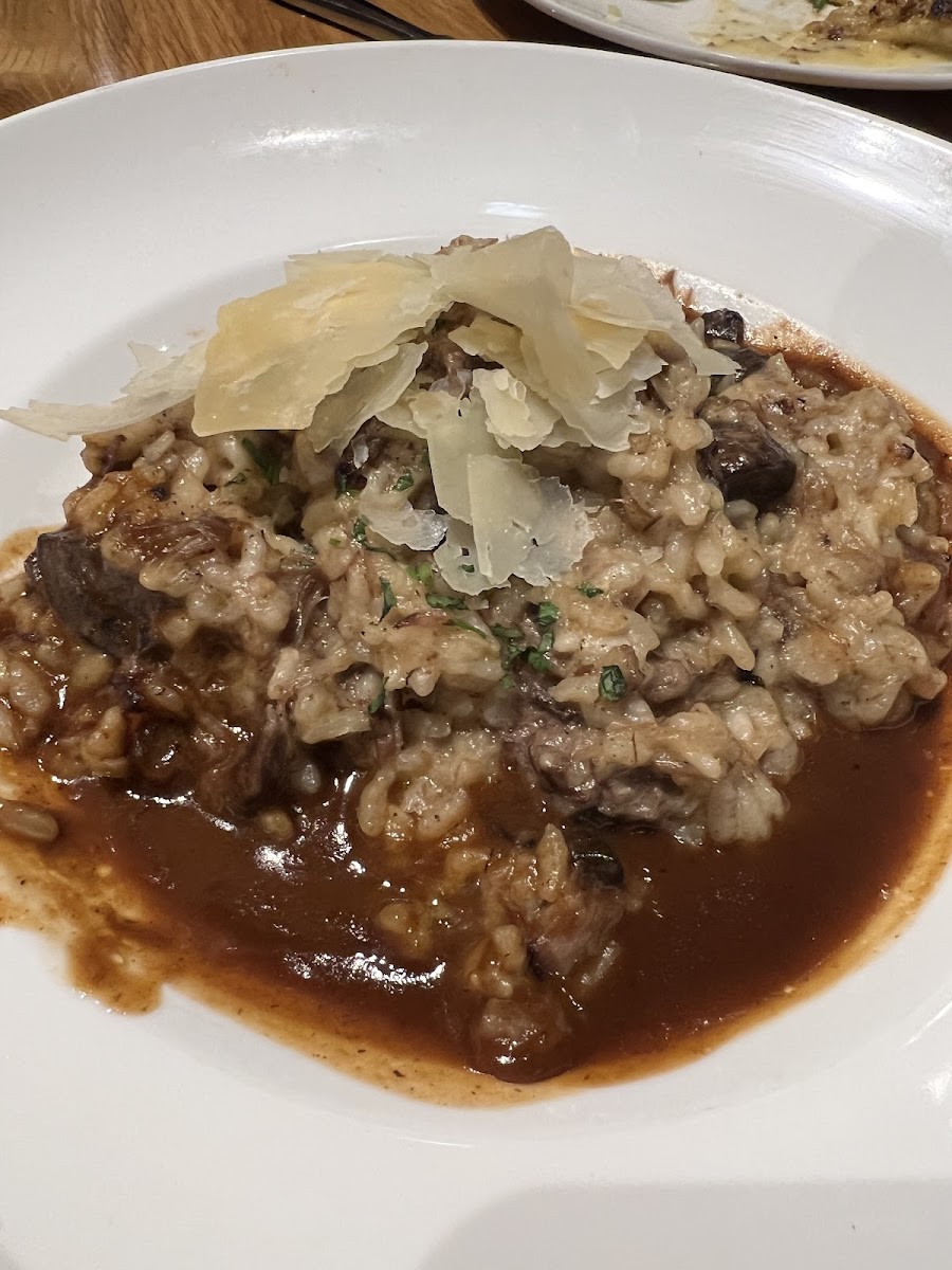 Short rib risotto