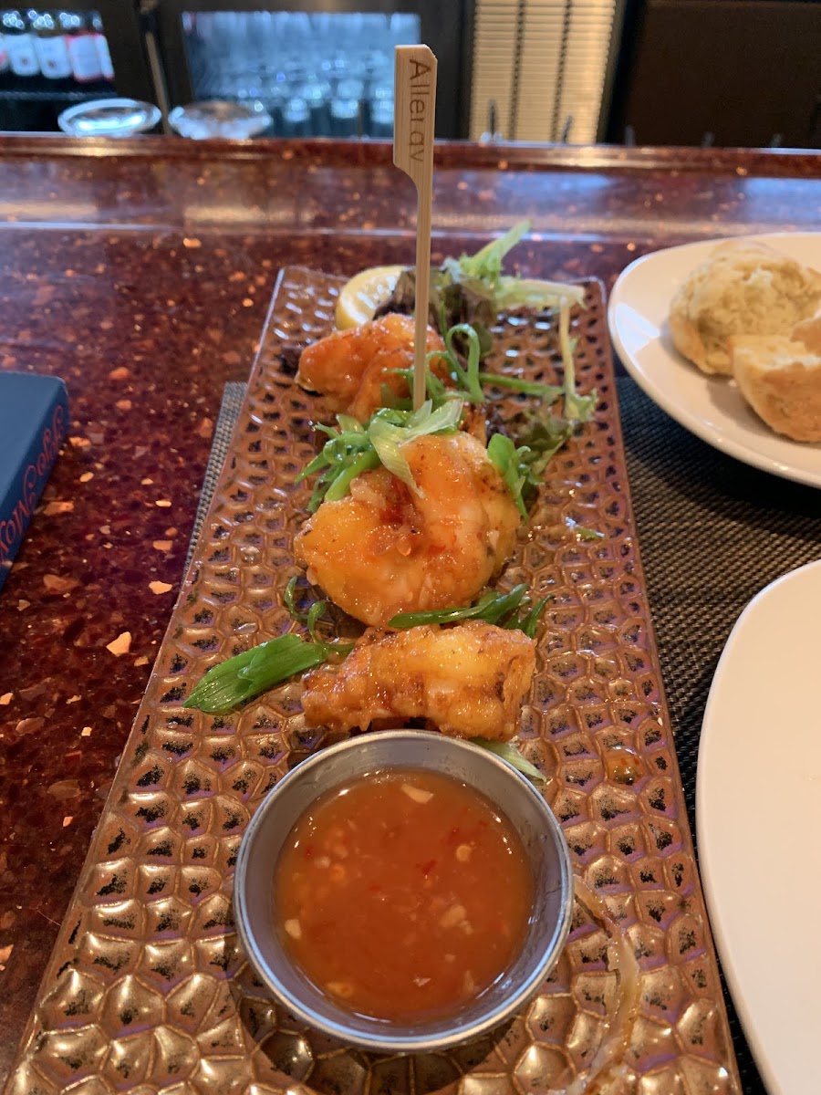 Firecracker shrimp - yum!