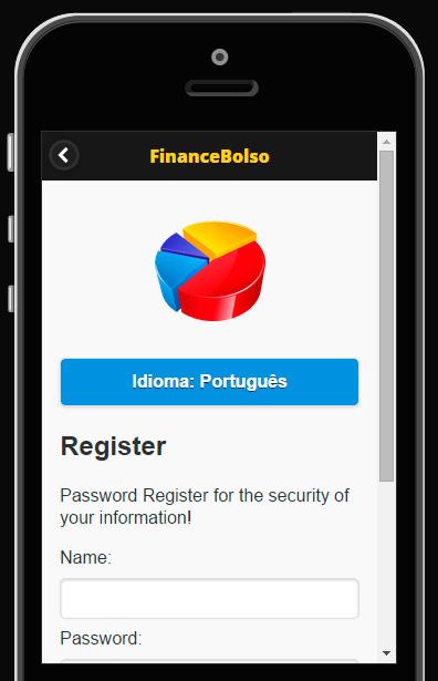 Android application Financial FinanceBolso Plus screenshort