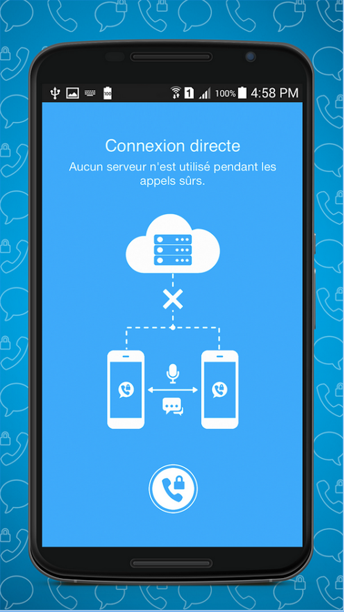 Android application DiaLock Secure Messenger screenshort
