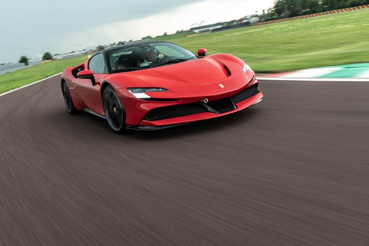 South Korea's SK On has been supplying battery cells for Ferrari models since 2019, including for the SF90 Stradale, pictured, the carmaker's first hybrid vehicle, the more recent 296 GTB and 296 GTS, as well as for special series cars.