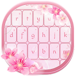 Pink Flower Keyboard Apk