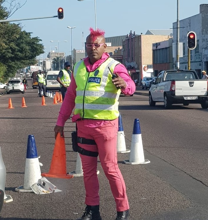 'Mr Pillay' - or 'India' to his friends - has an unusual way of dressing for an undercover cop. His sense of civic duty was his downfall recently when he caused a stir on social media while helping out at a traffic jam.