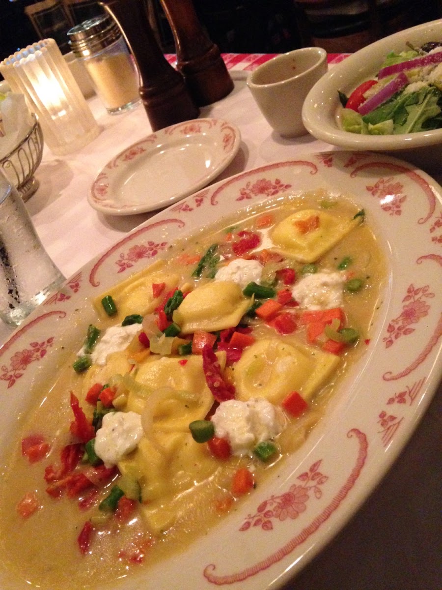 Make-A-Wish. Patricia's Cheese Ravioli & Italian House Salad w/Croutons