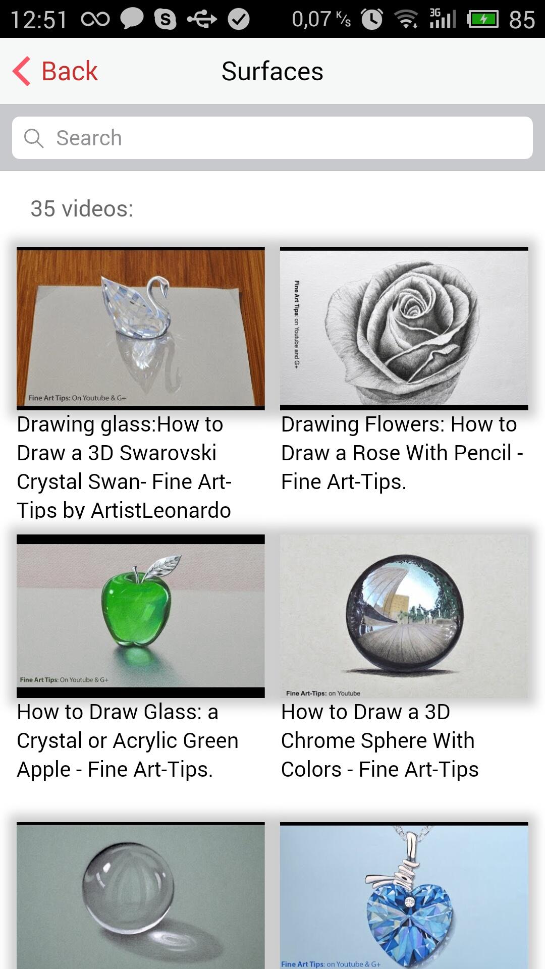 Android application Fine Art-Tips Premium screenshort