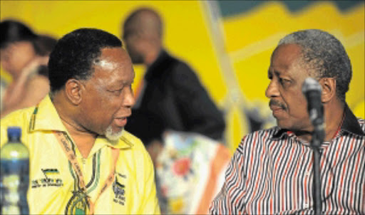 MONEY MAN: Worried outgoing ANC treasurer-general Mathews Phosa at the party's 53rd elective conference, which started in Mangaung on Sunday. Phosa painted a not so rosy picture of the ruling party's finances.
