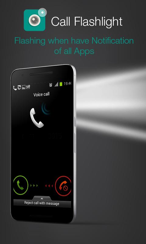 Android application Flash Alert Calling &amp; Messages screenshort