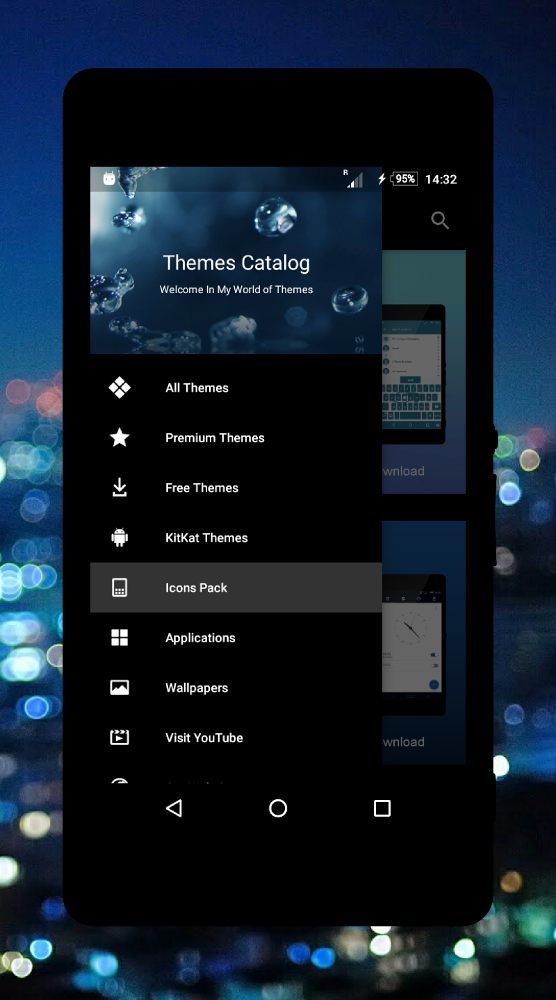 Android application Themes Catalog screenshort