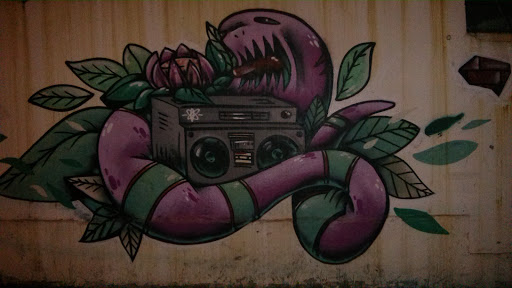 Mural Gusano Stereo